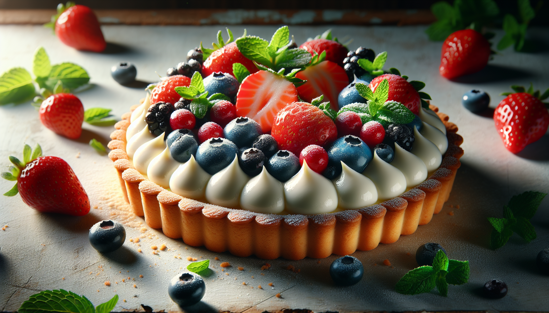 cream tart ricetta